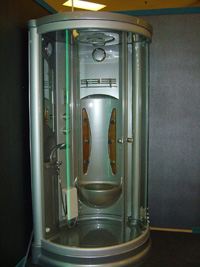 Ultra modern Shower-jet cubicle installed by A.D.C. House Styles Ltd.